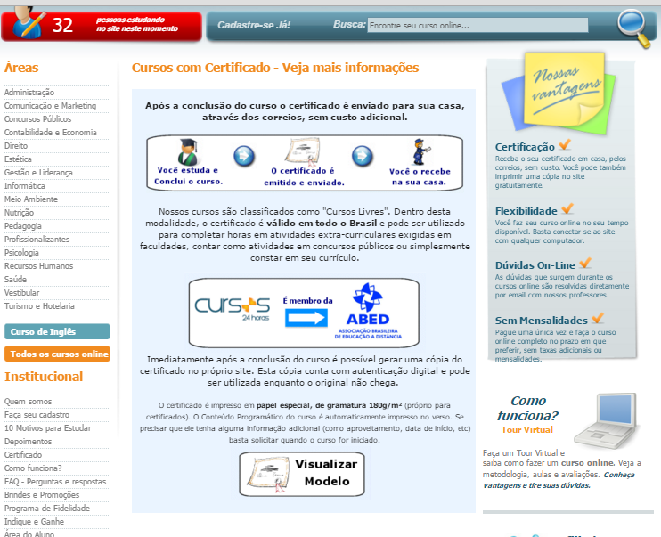 CERTIFICADO VÁLIDO EM TODO BRASIL CONFIRA